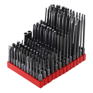 Jeu de 12 embouts de tournevis magnétiques à tige hexagonale de 1/4 po, en acier S2, avec étui rigide, pour vis Torx, étoile et cannelée, <span class=keywords><strong>outil</strong></span> à main OEM - Product Image 1