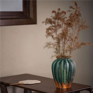 Vase à fleurs artisanal de Jingdezhen, style <span class=keywords><strong>peinture</strong></span> à l'huile, en forme de citrouille, pour la décoration de la maison - Product Image 3