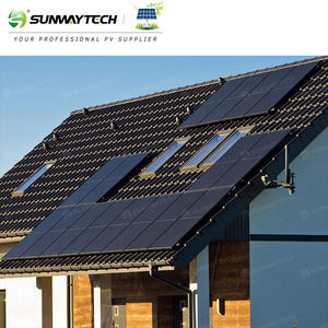 Venta al por mayor de fábrica 440W tipo N módulo solar bifacial negro completo garantía larga - Product Image 5