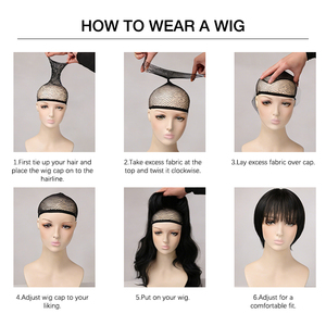 <span class=keywords><strong>Parrucca</strong></span> Riccia Corta di Alta Qualità Senza Pizzo Design Naturale Nero <span class=keywords><strong>Capelli</strong></span> Umani <span class=keywords><strong>Veri</strong></span> per Donne - Product Image 4