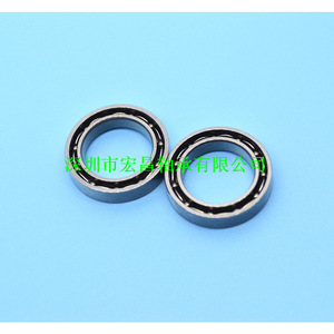 Rodamientos Hongchang, Rodamiento Rígido de Bolas de Ranura Profunda 10x15x3mm, Fila Única, Sin Sello, Precisión P0, Acero Cromado - Product Image 5