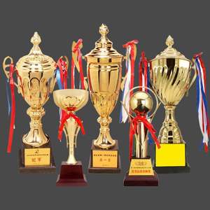 Luxury Sports Winner Trophy Zinc Alloy Award Plaque for Football Athletics Competition Festival Convention - Product Image 2
