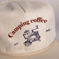 Gorra Tipo "Dad Hat" de 5 Paneles de Algodón sin Estructura con Bordado Personalizado de Alta Calidad, Visera Plana, Ajustable, Snapback al por Mayor y de Perfil Bajo