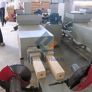 Maquinaria de prensa de bloques de aserrín de madera Máquina de bloques de paletas de afeitar de madera a la venta - Product Image 3