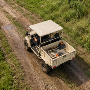 RWD-EUTV 2WD/4WD Switchable Dual Motor Heavy Duty Farm Orchard Off Road Side by Utility Vehicle Dual PMSM Motors (4kW Front + 6k - Product Image 2