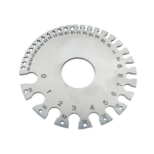 DZT Dongzhe Stainless Steel Wire <b>Gauge</b> 0-35 Standard Accuracy <b>Measuring</b> <b>Tool</b> For Wire Diameter Measurement - Product Image 1
