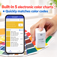 Colorimètre portable Linshang LS170 avec ouverture de 8 mm, lecteur de couleur Bluetooth pour l'impression et la correspondance des couleurs