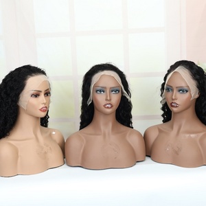 Perruques bouclées Jerry à densité 180 % en gros FH, perruques frontales en dentelle 13x4, cheveux humains naturels vietnamiens - Product Image 4