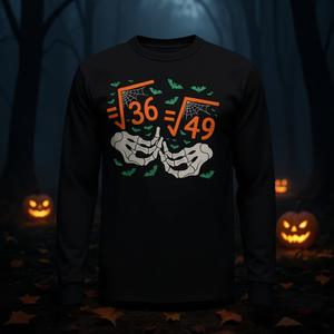 Camiseta de manga larga con estampado de Halloween Math Square Root 67 Meme Gen Alpha Six Seven - Product Image 3