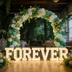 Lettere Giganti Personalizzate 3D, Insegna Luminosa a LED, Lettere Luminose per Matrimoni e Decorazioni per Feste - Product Image 2