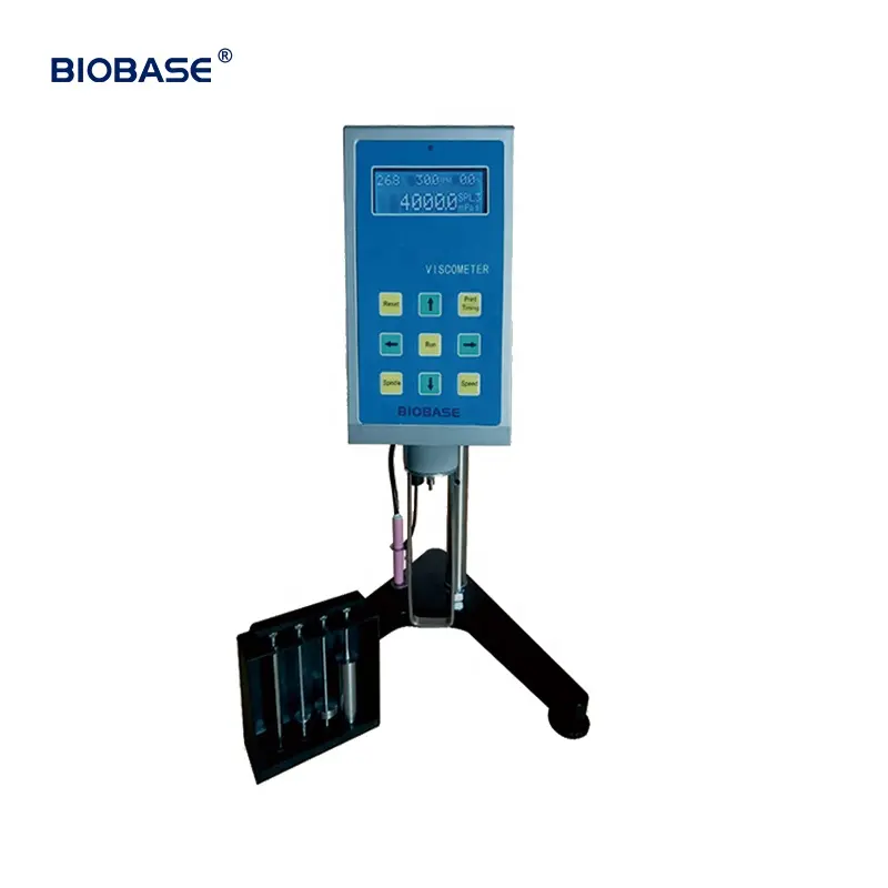 Viscosimetro digitale BIOBASE China che misura la viscosità di un fluido con raccolta dati, analisi e Software di trama per laboratorio