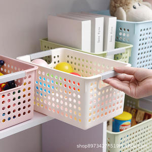 Cestino portaoggetti in plastica PP portatile, colorato, personalizzabile, di alta qualità, organizer da scrivania, contenitore per <span class=keywords><strong>giocattoli</strong></span> e articoli vari per l'asilo. - Product Image 4