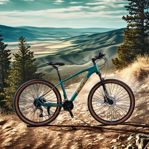Vente en gros 26/27.5/29 modèle de vitesse de vélo de montagne de descente en alliage d'aluminium avec fourche en acier et jante en carbone vtt adulte avec pneu en peau - Product Image 2