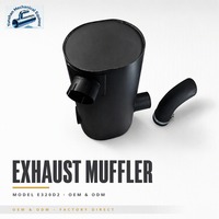 Silencieux pour CAT E320D2, 20 ans d'expérience, vente en gros, OEM, ODM, pour moteur diesel, générateur, bulldozer, excavatrice, chargeuse