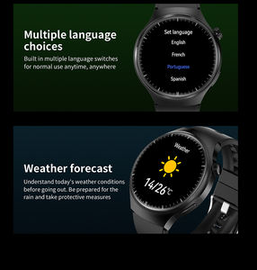 1.49 pollici HD grande schermo Android <span class=keywords><strong>Smartwatch</strong></span> con monitoraggio della salute impermeabile IP67 4 Pro Watch4 <span class=keywords><strong>2</strong></span> cinghie libere per lo sport - Product Image 6