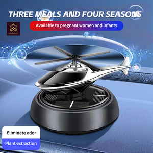 Ambientador de Coche Giratorio con Energía Solar, Diseño de Helicóptero con Hélice de Plástico de Lujo, con Logotipo Personalizado, Venta al Por Mayor de Fábrica - Product Image 5