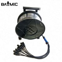 Nouveau design OEM Câble multipaire XLR 8-32 canaux 30/50/100 mètres pour microphone, haut-parleur, lecteur DVD et signal audio de moniteur pour utilisation sur scène