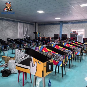 Máquina de Pinball Virtual de 32 Pulgadas, <span class=keywords><strong>66</strong></span> Juegos Seleccionados, 3 Pantallas, Gabinete Arcade, Pinball Electrónico Digital para Clubes y Centros Comerciales - Product Image 5
