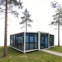 Maison conteneur préfabriquée extensible résistante au vent avec cuisine pour poste médical, longue durée de vie, Ray-Zen