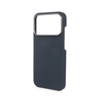 Étui antichoc magnétique ultra-fin en fibre d'aramide anti-traces de doigts, design minimaliste, moulage par pressage à chaud pour iPhone 17 Pro