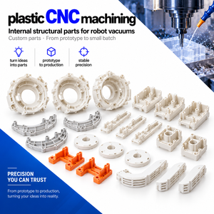Pièces en acrylique usinées CNC en usine, produits plastiques personnalisés, service d'usinage de haute précision pour équipements d'automatisation - Product Image 1