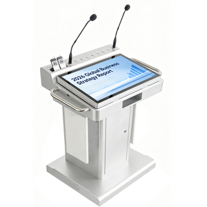 Podio Inteligente Ajustable AIYOS con Pantalla Táctil de 23.8" y 27", Grabación con IA, Traducción Multi-idioma, para Conferencias y Enseñanza - Product Image 4
