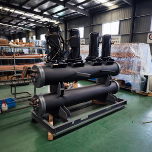 Pompe à chaleur à source d'eau haute température 380V R-410A en métal, industrielle, à économie d'énergie - Product Image 1