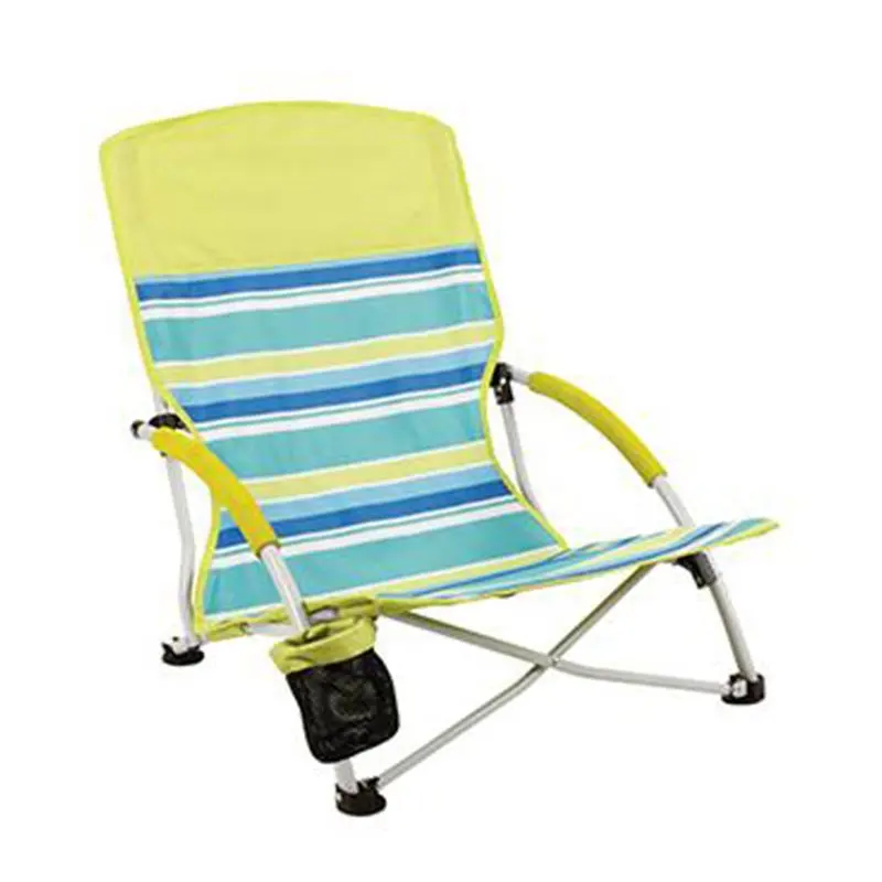 Toptan çin taşınabilir açık soğutma örgü katlanır plaj seyahat kamp katlanır sandalye