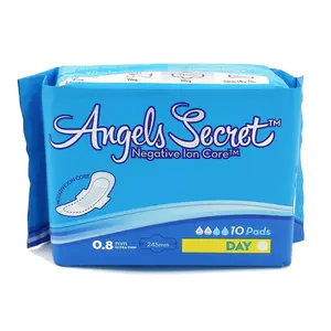 Angel Secret Day Use Sanitary Napkin Malaysia Wholesale Sanitary Pad For Women Soft and Breathable Material With High Absorbency