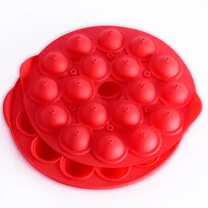 18 khoang 3D vòng hình dạng vòng Lollipop kẹo khuôn kẹo sô cô la Muffin ly khuôn