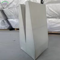 Panneaux acoustiques en forme de coin, design moderne, métal perforé, ignifuge, imperméable, écologique, NRC 0.4, insonorisant, modèle 3D Hall JH