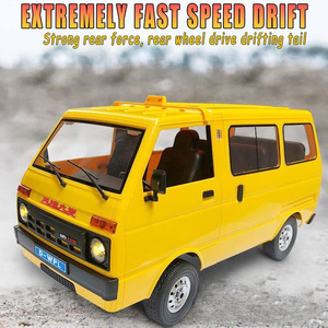 <span class=keywords><strong>Voiture</strong></span> télécommandée WPL D42 1/10 2WD à moteur central, propulsion arrière, mini-éclairage LED, escalade, radiocommande, Hijet RC Taxi pour les amateurs de modèles réduits - Product Image 5