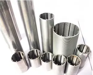 Tubo de filtragem de aço inoxidável 304 tubos/filtro de vela fornecedor personalizado de terra diatomácea tubo de malha de aço inoxidável