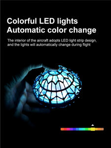 Jouet boule volante LED UFO, rotation à 360 degrés, boomerang flottant, mini drone, boule volante magique, jeu d'intérieur et d'extérieur, cadeau - Product Image 6