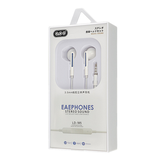 Manufacturers Wholesale In-ear Type 3.5mm Round Hole Pin Wire Control with Microphone Wired Earphone Sports Earphone
