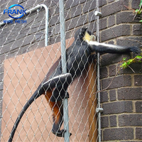Filet en treillis métallique tressé à la main en acier inoxydable SS316 haute résistance personnalisé pour clôture de protection de zoo