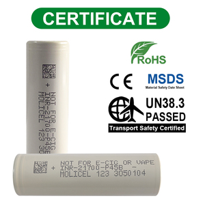 Molicel P45B 4500mAh 45A có thể sạc lại 3.6V 21700 hình trụ <span class=keywords><strong>Lithium</strong></span> Ion pin cho Drone Scooter Pin gói - Product Image 2