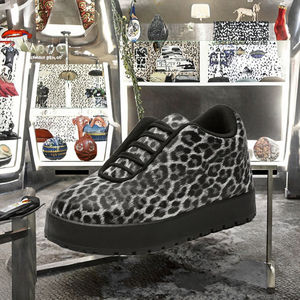 Bottes décontractées montantes pour hommes, semelle épaisse, tige en cuir microfibre, design personnalisable, chaussures d'hiver tendance en caoutchouc - Product Image 3