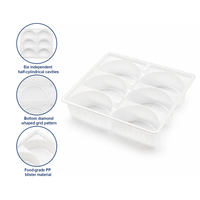 Boîte de rangement pour raviolis sans BPA, plateau compatible congélateur, organisateur de réfrigérateur, empilable et stable, conteneur pour potstickers, emballage de qualité alimentaire