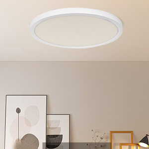 <span class=keywords><strong>ไฟ</strong></span>เพดานแอป <span class=keywords><strong>LED</strong></span>, <span class=keywords><strong>ไฟ</strong></span>แอปควบคุมระยะไกลบางเฉียบหรี่แสงได้3000K-6000K สำหรับบ้านที่อยู่อาศัย - Product Image 1