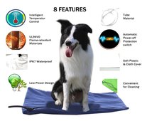 Nouvelle couverture chauffante électrique moderne en PVC pour animaux de compagnie, isolation thermique
