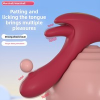 Vibrateur lingual pour adultes, masturbateur féminin à tapotement, contrôle par bouton électrique, jouet sexuel sous marque privée, fabriqué en Chine
