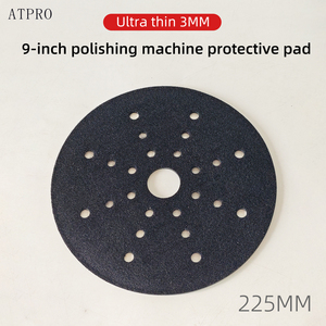 1PCS Almohadilla Protectora de 9 Pulgadas (225mm) Compatible con Lijadoras <span class=keywords><strong>MIRKA</strong></span>, para Lijado de Paredes, 3mm - Product Image 5