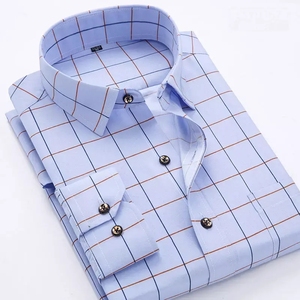 Camicia Slim da <span class=keywords><strong>uomo</strong></span> con stampa di moda all'ingrosso camicie a maniche lunghe da <span class=keywords><strong>uomo</strong></span> Casual rivenditore <span class=keywords><strong>abbigliamento</strong></span> speciale da <span class=keywords><strong>uomo</strong></span> classico - Product Image 1