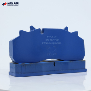 Juego de Pastillas de Freno Delanteras de Alta Calidad OE 29087 Color Azul para Sistema de Frenos Automotrices Daf Mercedes Actros Sin Ruido - Product Image 3