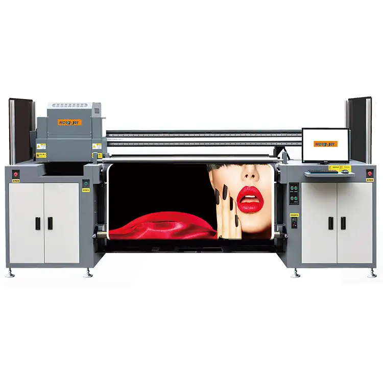 HONGJET Fabrik preis neuester Offsetdrucker Tinten strahl drucker mit I3200-Druckköpfen Großformat drucker