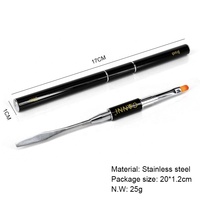 Venalisa — brosse à ongles Double tête en acrylique, outil de manucure Gel, Poly épais, pour Nail Art, 2020