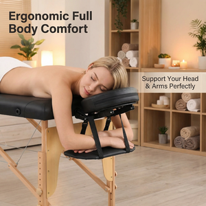 <span class=keywords><strong>Table</strong></span> <span class=keywords><strong>de</strong></span> <span class=keywords><strong>massage</strong></span> pliable en bois, portable, pour salon <span class=keywords><strong>de</strong></span> beauté, équipement <span class=keywords><strong>de</strong></span> spa, meilleure vente - Product Image 4
