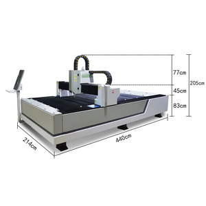 3000W High-Speed Fiber Laser CNC Metal Cutting Machine Supporting AI/DXF High-Accuracy High Safety Level 3-Axis Configuration - Product Image 1