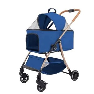 <span class=keywords><strong>Passeggino</strong></span> Moderno Pieghevole per Animali Domestici di Taglia Media, Separabile per Spostamenti a Spinta Manuale, Ideale per Avventure all'Aperto - Product Image 5